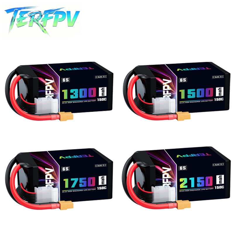 Drone Battery Plate - TERFPV Lipo Batterij 6S 22.2V 1300/1500/1750./2150mAh