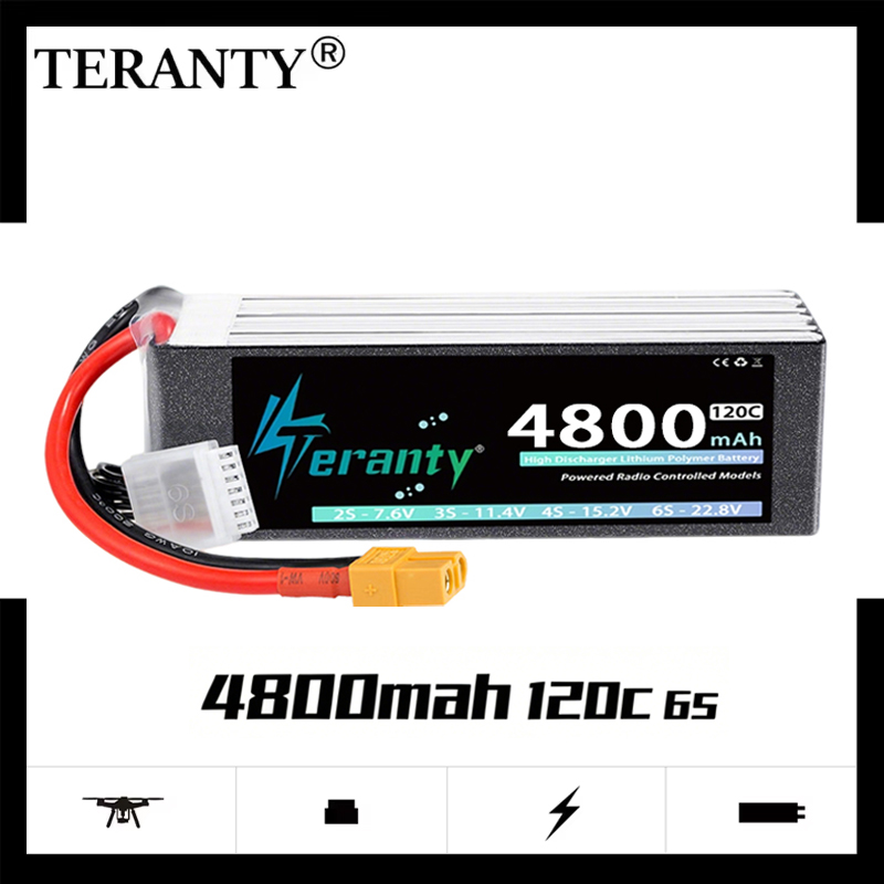 Drone Battery Plate - TERANTY 6S 4800mAh Lipo Batterij 22.8V