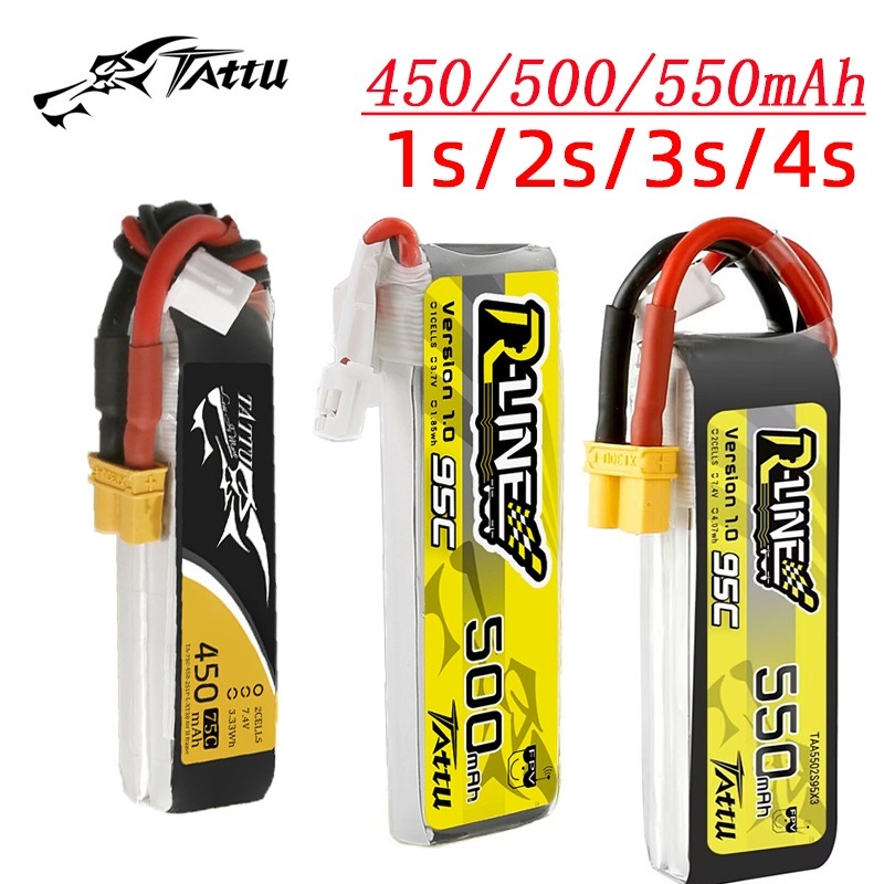 Drone Battery Plate - 3 Stuks Nieuwe Tattu 450/500/550Mah 75/95c