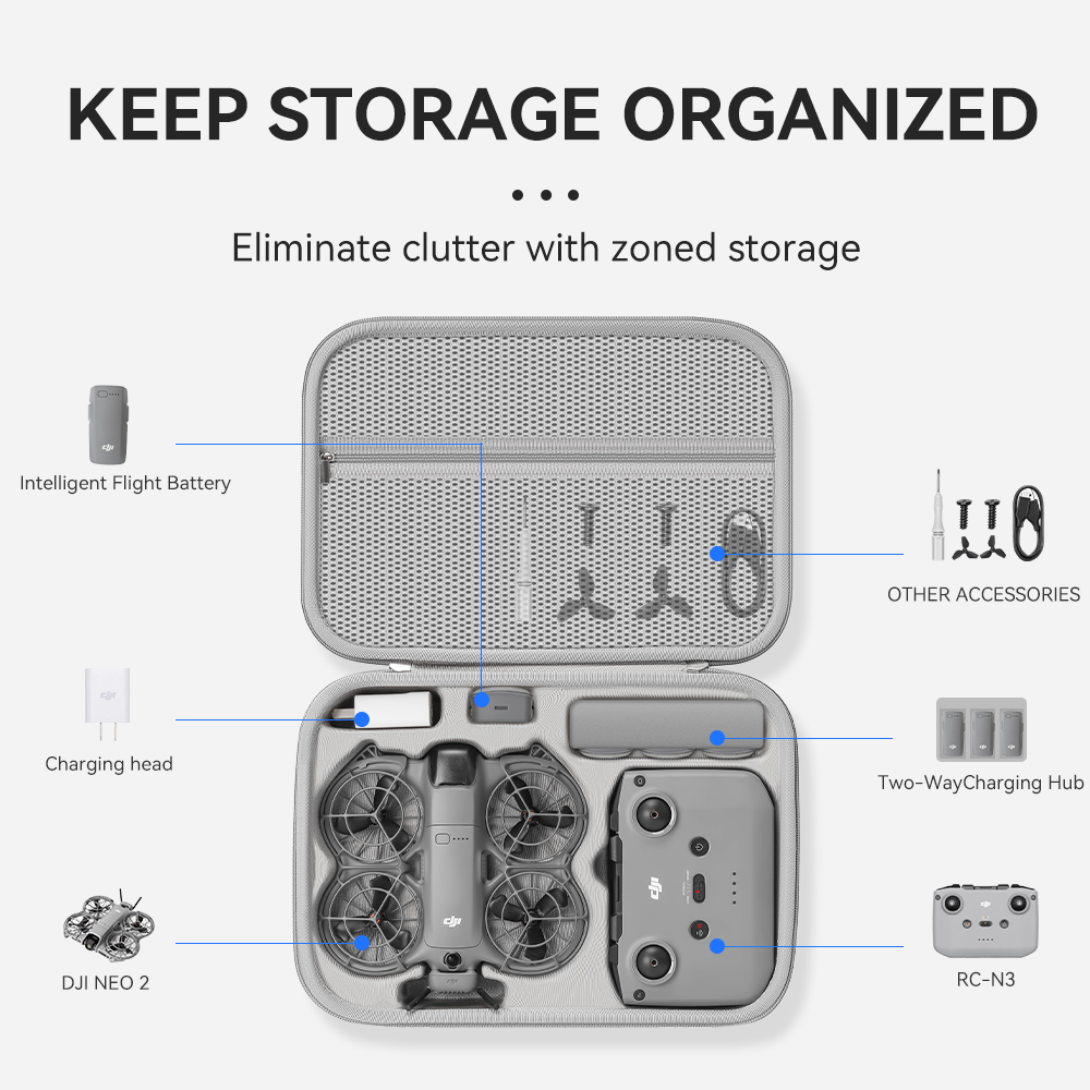XFJI Reisorganisatortas voor D - Drone Battery Bag recensie en prijs