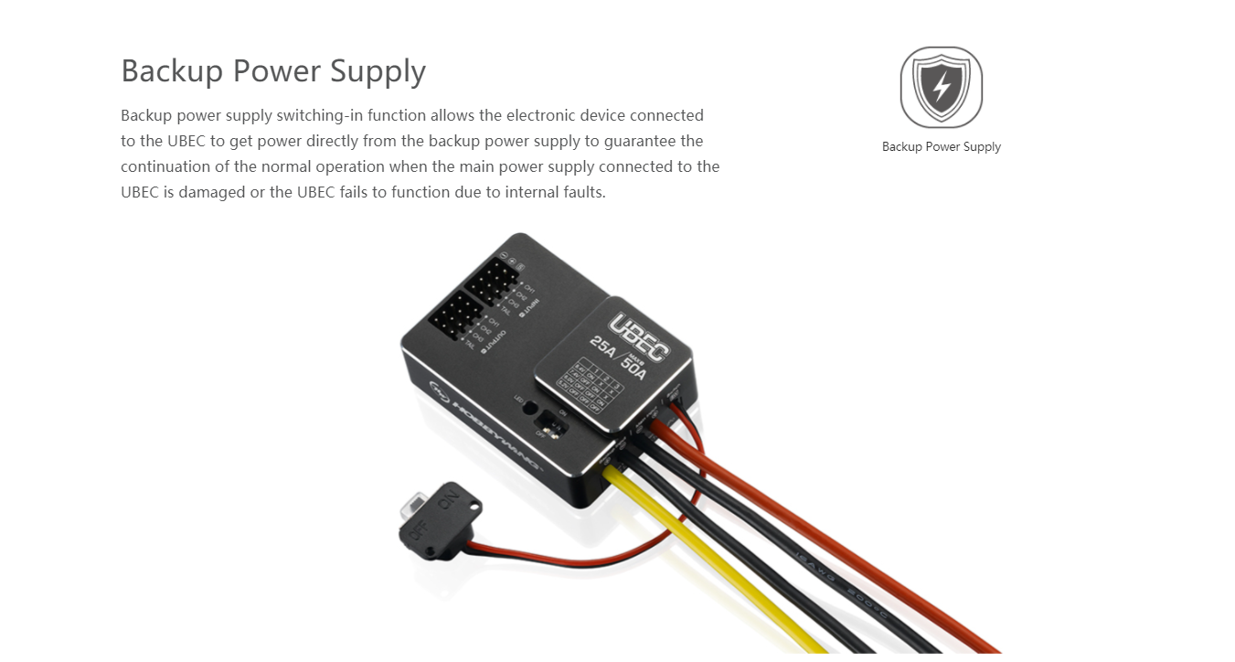 Hobbywing UBEC 25A 3-18S 10A 2 - Drone Battery High Voltage recensie en prijs