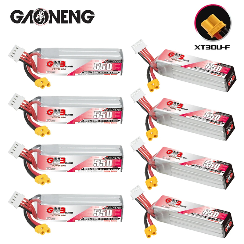 GNB HV 11.4V 550mAh 100C/200C  - Drone Battery Plate recensie en prijs