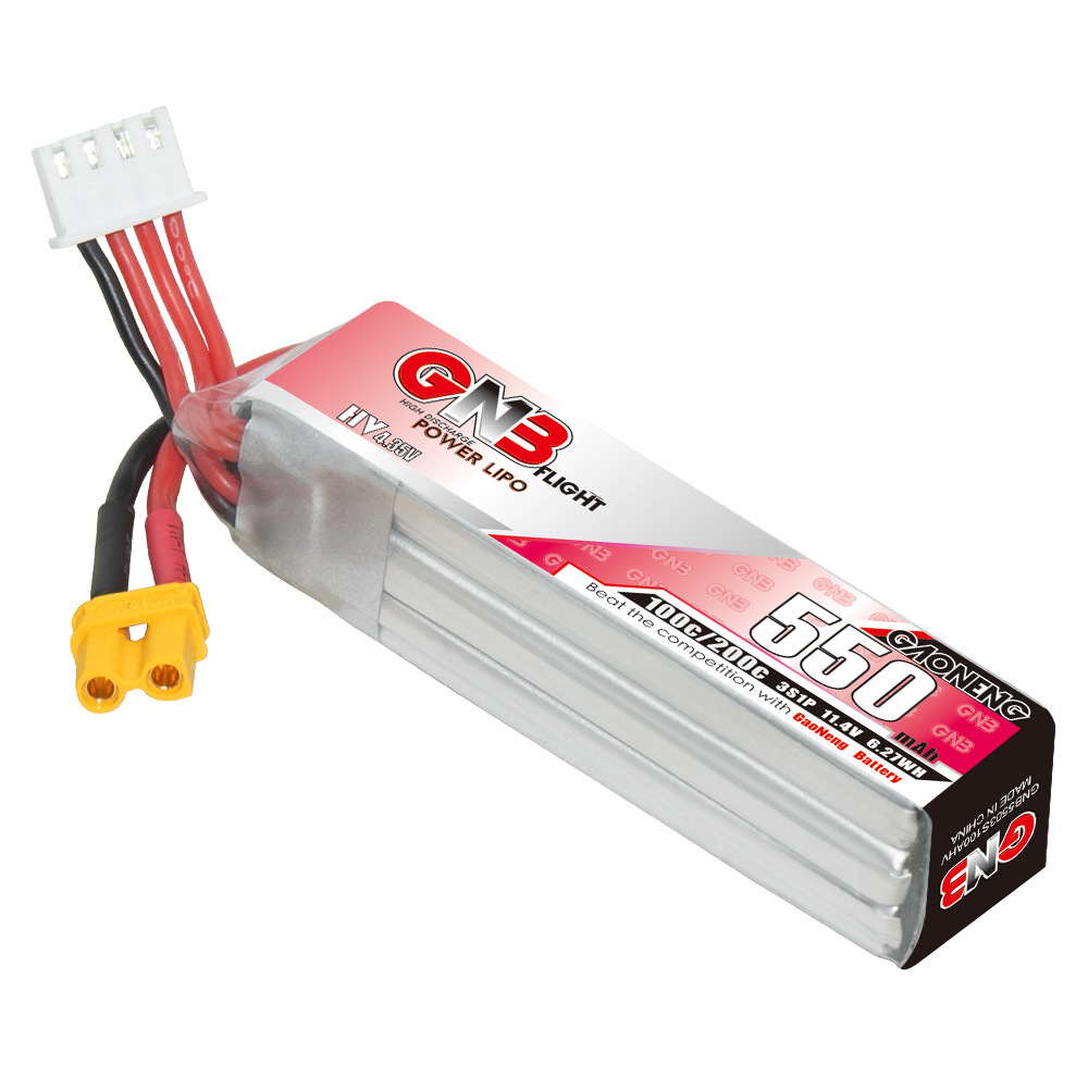 GNB HV 11.4V 550mAh 100C/200C  - Drone Battery Plate recensie en prijs