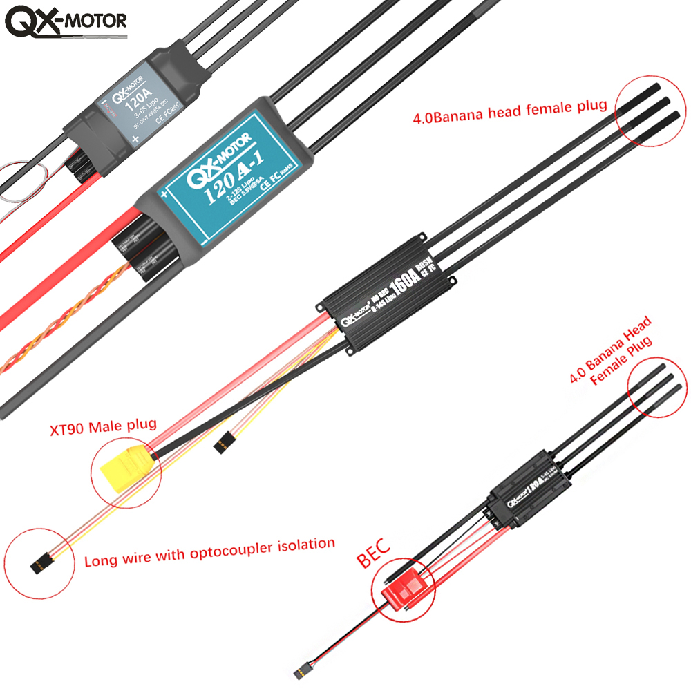 QX-MOTOR Brushless ESC-serie E - Drone Battery Plate recensie en prijs