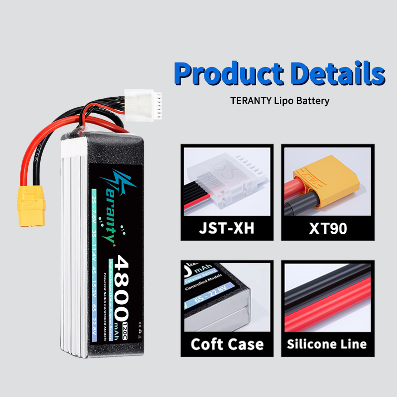 TERANTY 6S 4800mAh Lipo Batter - Drone Battery Plate recensie en prijs