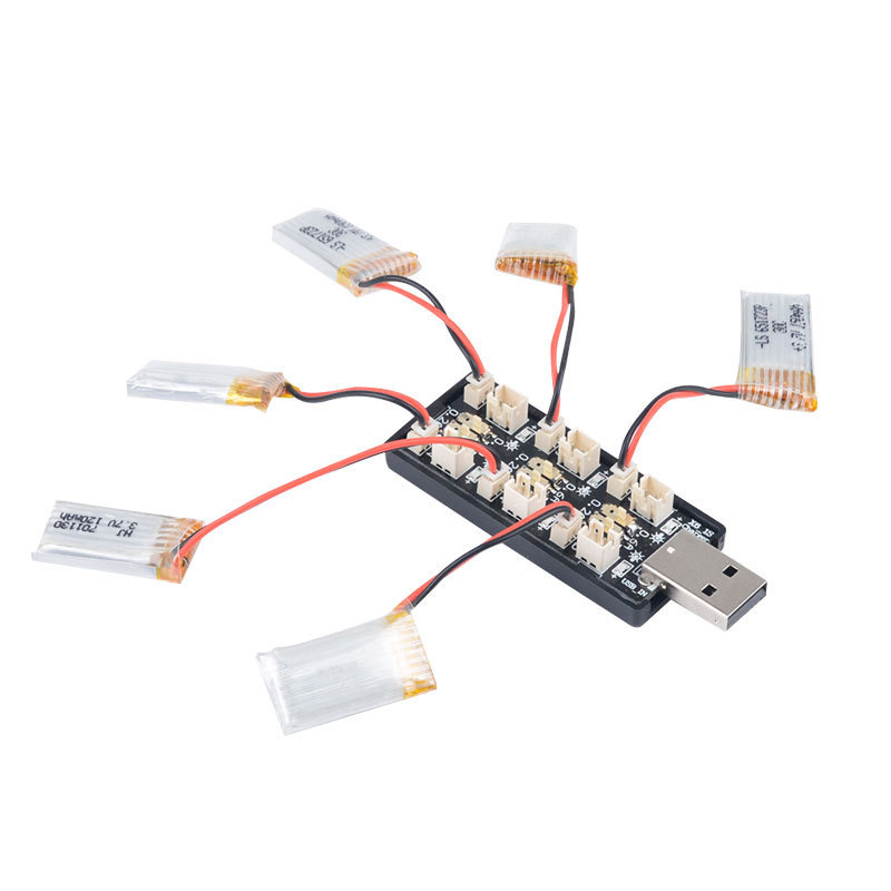 6CH USB 1S LiPo/LiHv 3.7 V/4.2 - Drone Battery Balance Charger recensie en prijs