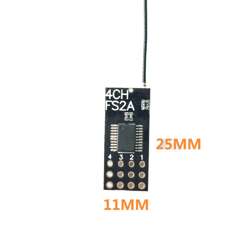 Flysky FS2A Mini-ontvanger 4CH - Drone Battery Plate recensie en prijs