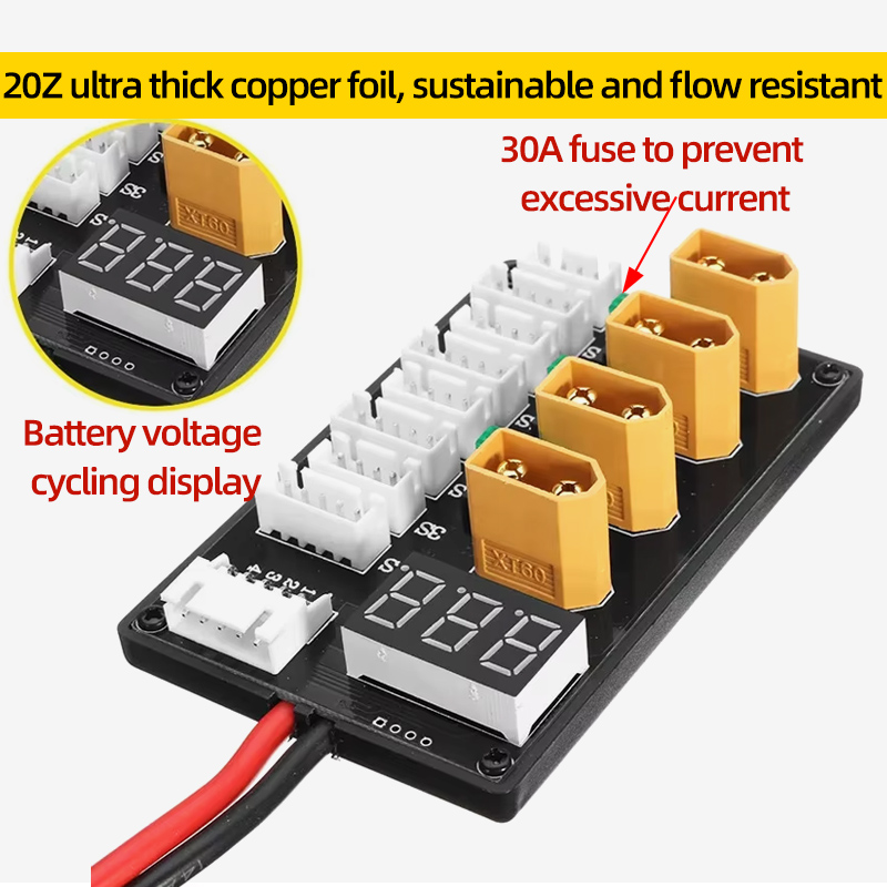 XT30 XT60 Lipo Batterij Parall - Drone Battery Parallel Board recensie en prijs