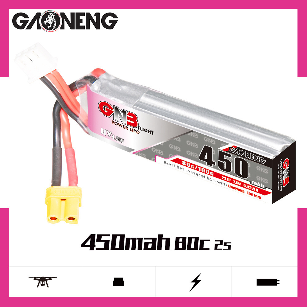 GNB LiPo Batterij HV 2S 7.6V 4 - Drone Battery Plate recensie en prijs