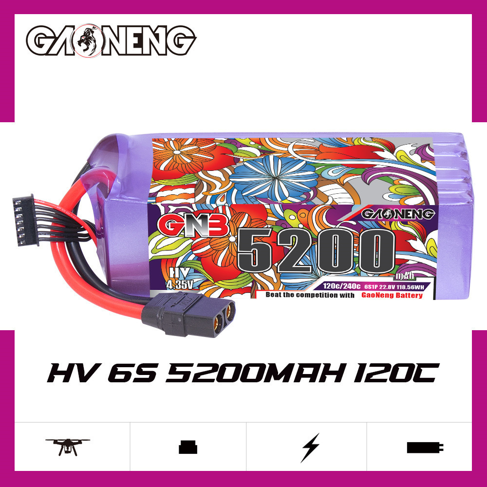 GNB Lipo Batterij 6S 22.8V 300 - Drone Battery Plate recensie en prijs